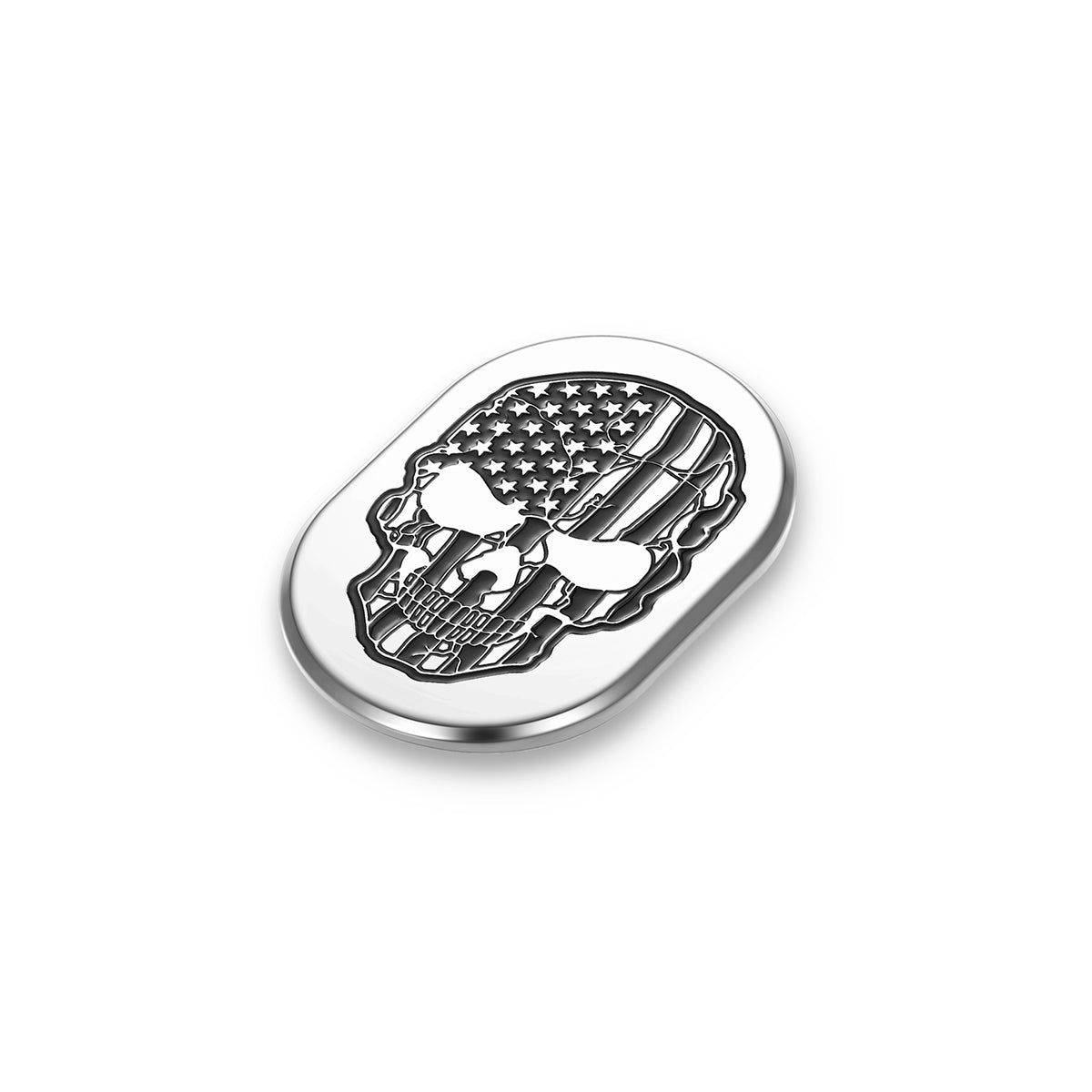 Harley-Davidson Stainless-Steel Black American Skull Antenna Cover