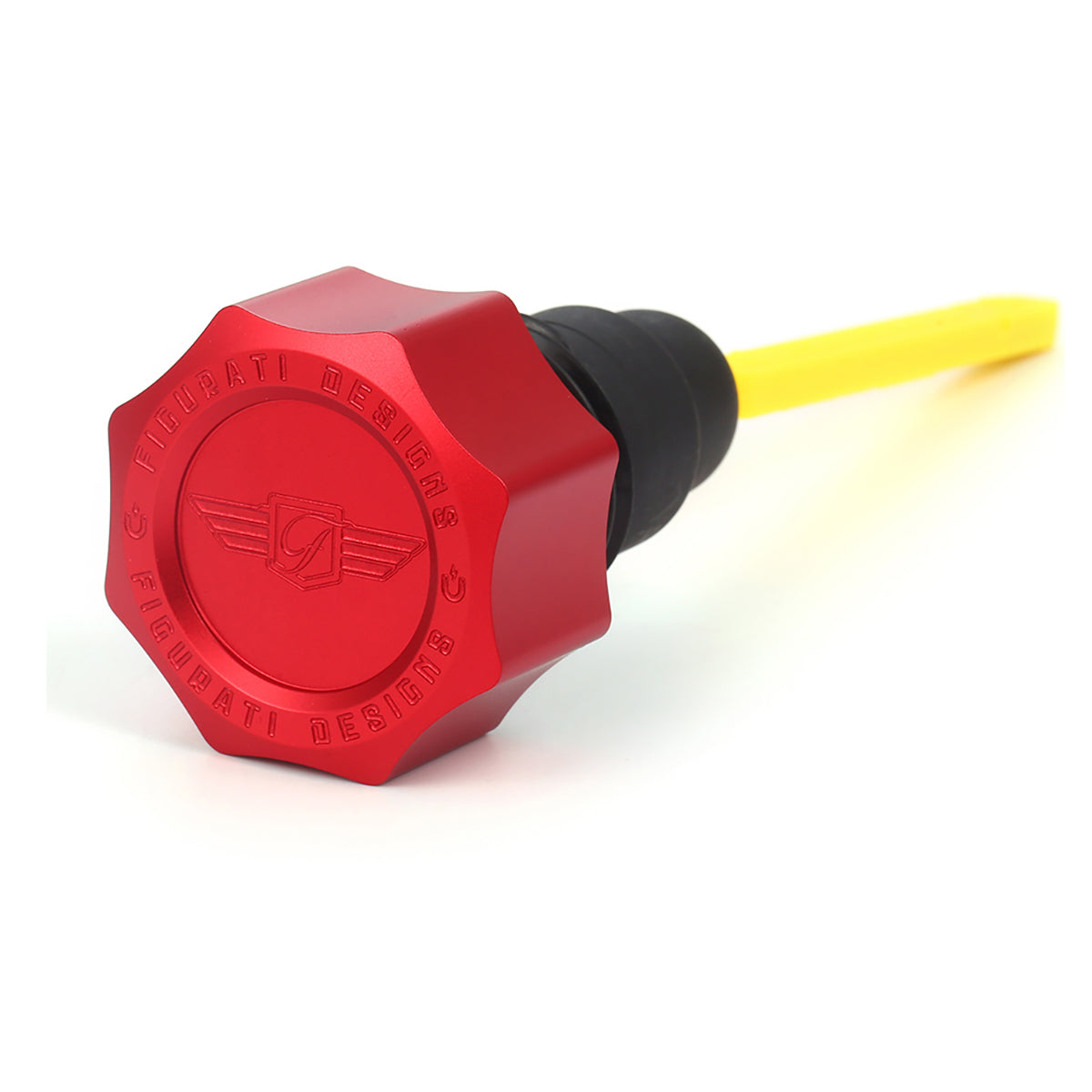 Performance Dipstick for Harley-Davidson Twin Cam (2007-2016) - Curved Red