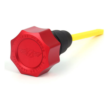 Performance Dipstick for Harley-Davidson Twin Cam (2007-2016) - Curved Red