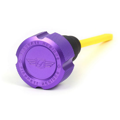 Performance Dipstick for Harley-Davidson Twin Cam (2007-2016) - Knurled Purple