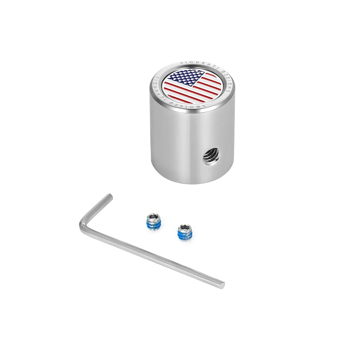 Heel Toe Shifter Cover Stainless-Steel Red White and Blue American Flag