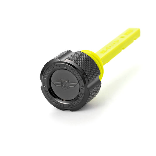 Magnetic Dipstick for Harley-Davidson Pan America - Knurled Black