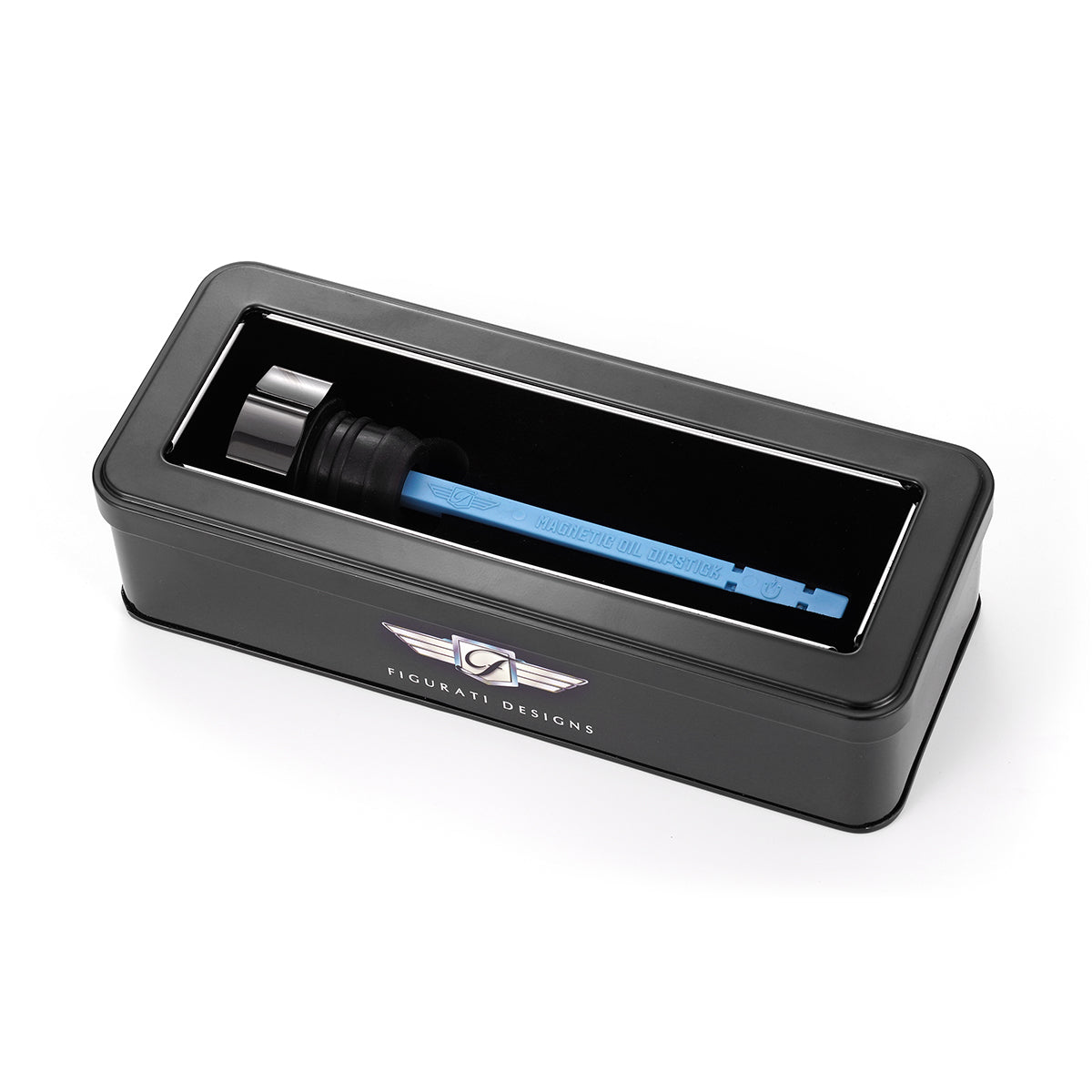 Magnetic Dipstick for Harley-Davidson FXR (1982-1994) - Curved Black