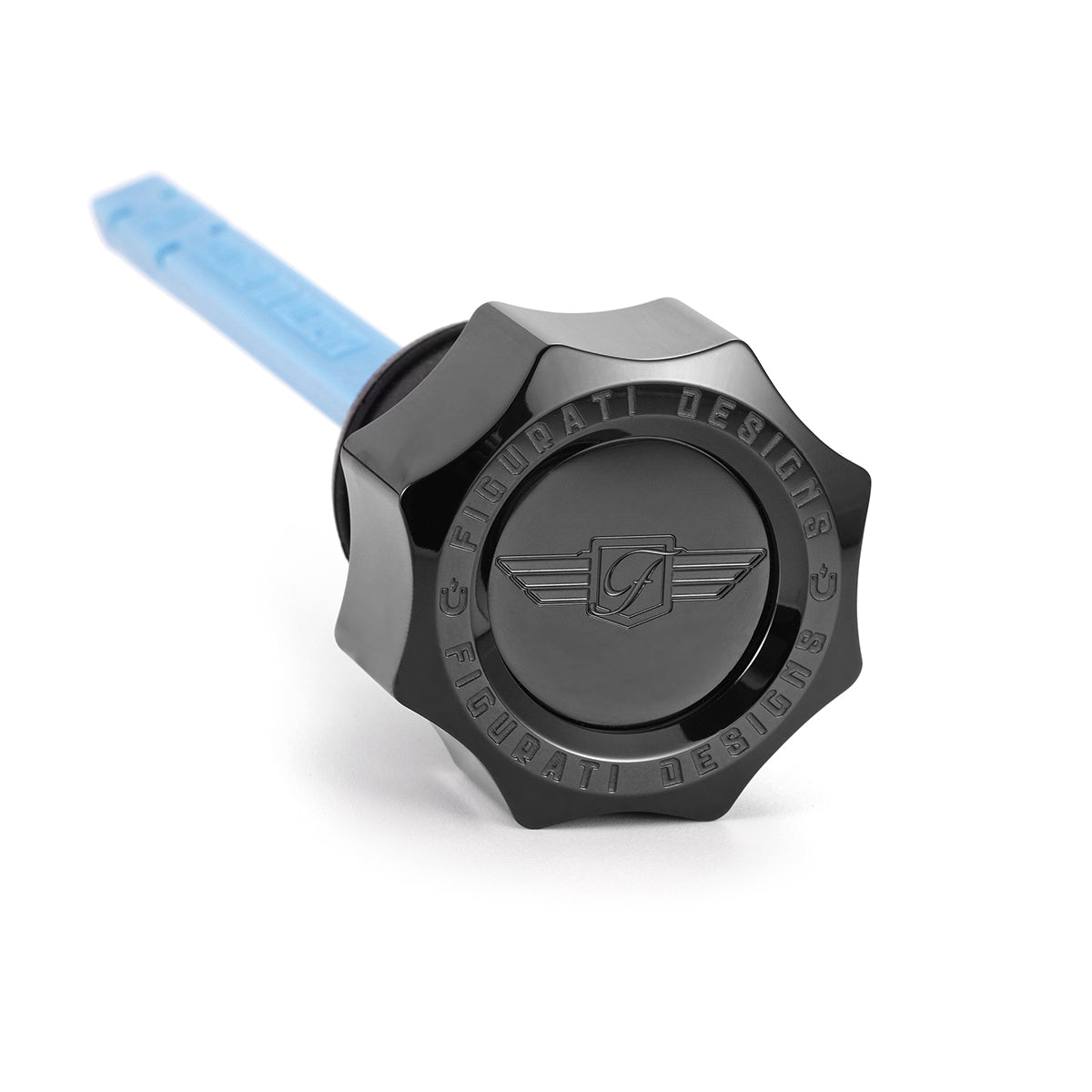 Magnetic Dipstick for Harley-Davidson FXR (1982-1994) - Curved Black