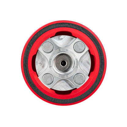 Performance Magnetic Oil Filter for Harley-Davidson (1984-2026) - Red