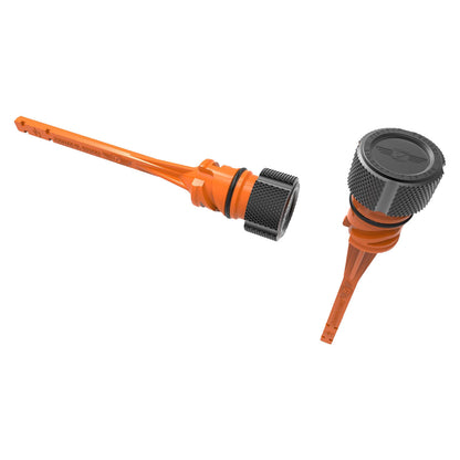 Performance Magnetic Dipstick for Harley-Davidson M8 Softail (2018-2025) - Knurled Black