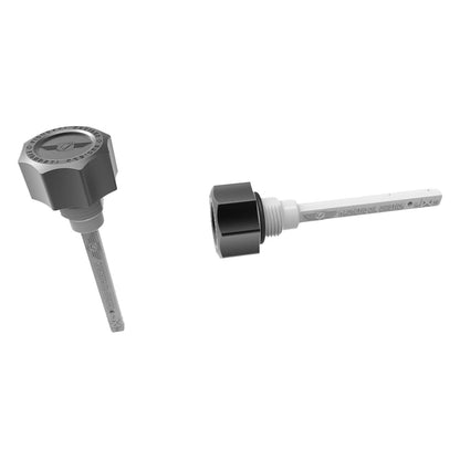 Performance Magnetic Transmission Dipstick for Harley-Davidson - Curved Black