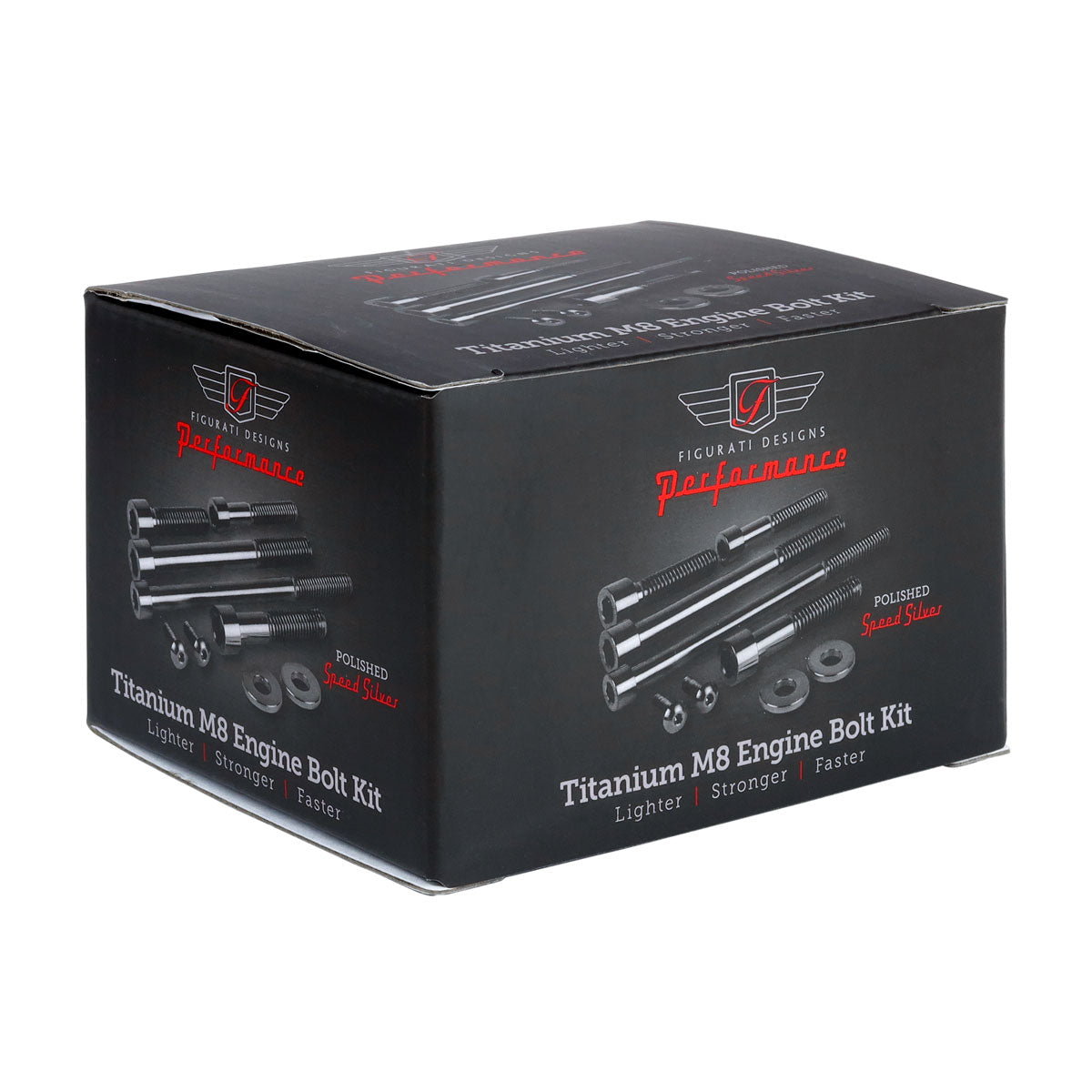 Performance Titanium M8 Engine Bolt Kit - Speed Silver