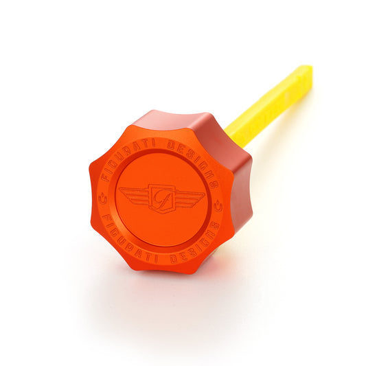 Performance Dipstick for Harley-Davidson Touring M8 (2017-2025) - Curved Orange