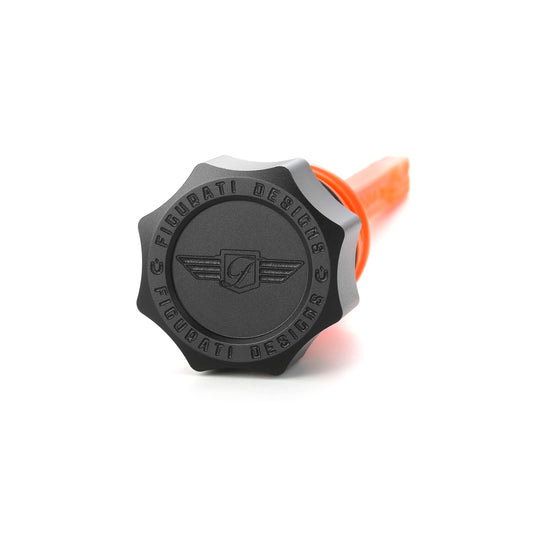 Performance Magnetic Dipstick for Harley-Davidson M8 Softail (2018-2025) - Curved Black
