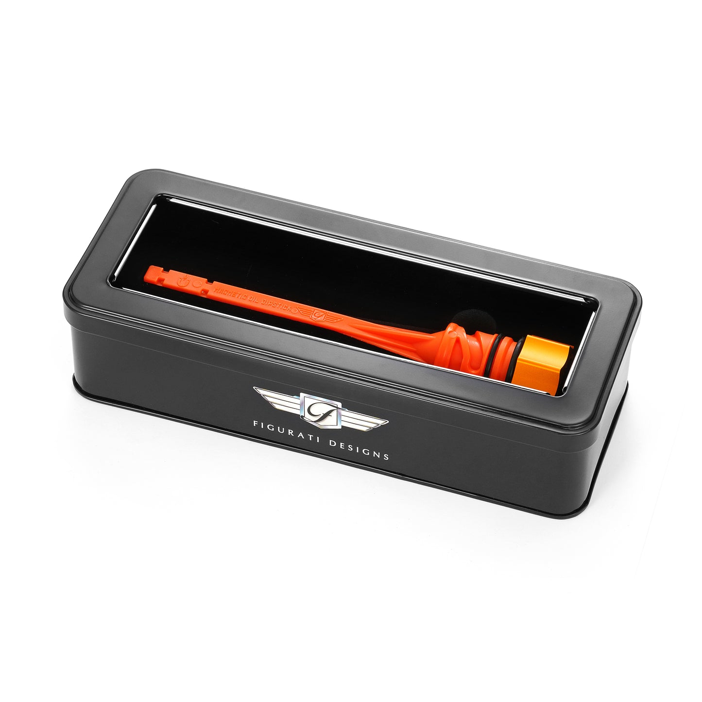 Performance Magnetic Dipstick for Harley-Davidson M8 Softail (2018-2025) - Curved Gold