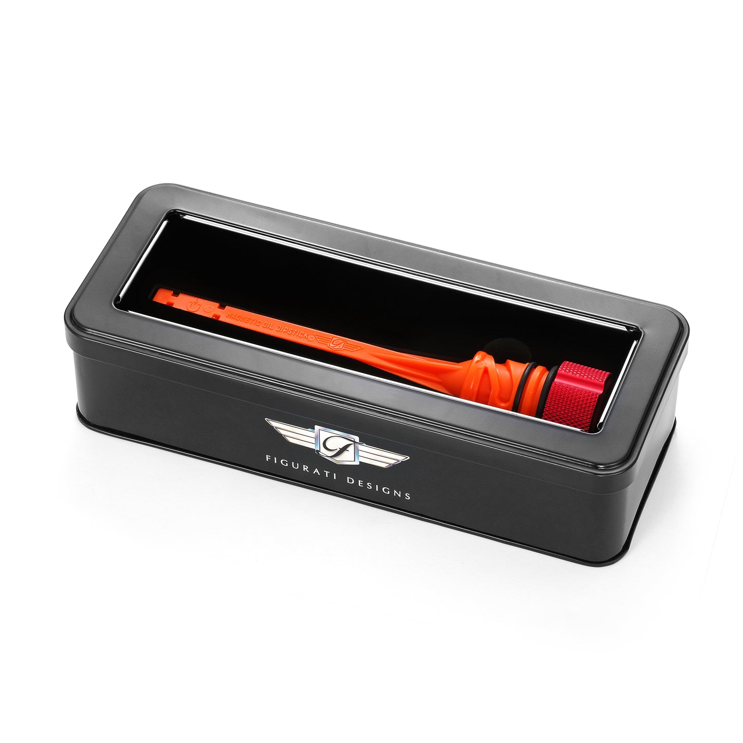 Performance Magnetic Dipstick for Harley-Davidson M8 Softail (2018-2025) - Knurled Red