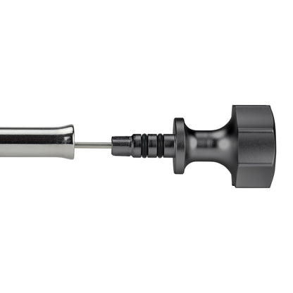 Performance Magnetic Engine Oil Dipstick for Chevrolet 265-400 Small Block - Curved Black