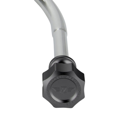Performance Magnetic Engine Oil Dipstick for Chevrolet 265-400 Small Block - Curved Black