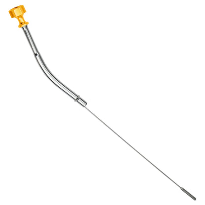 Performance Magnetic Engine Oil Dipstick for Chevrolet 265-400 Small Block - Curved Gold