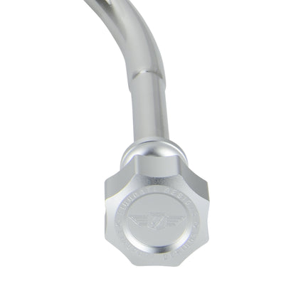 Performance Magnetic Engine Oil Dipstick for Chevrolet 265-400 Small Block - Curved Silver