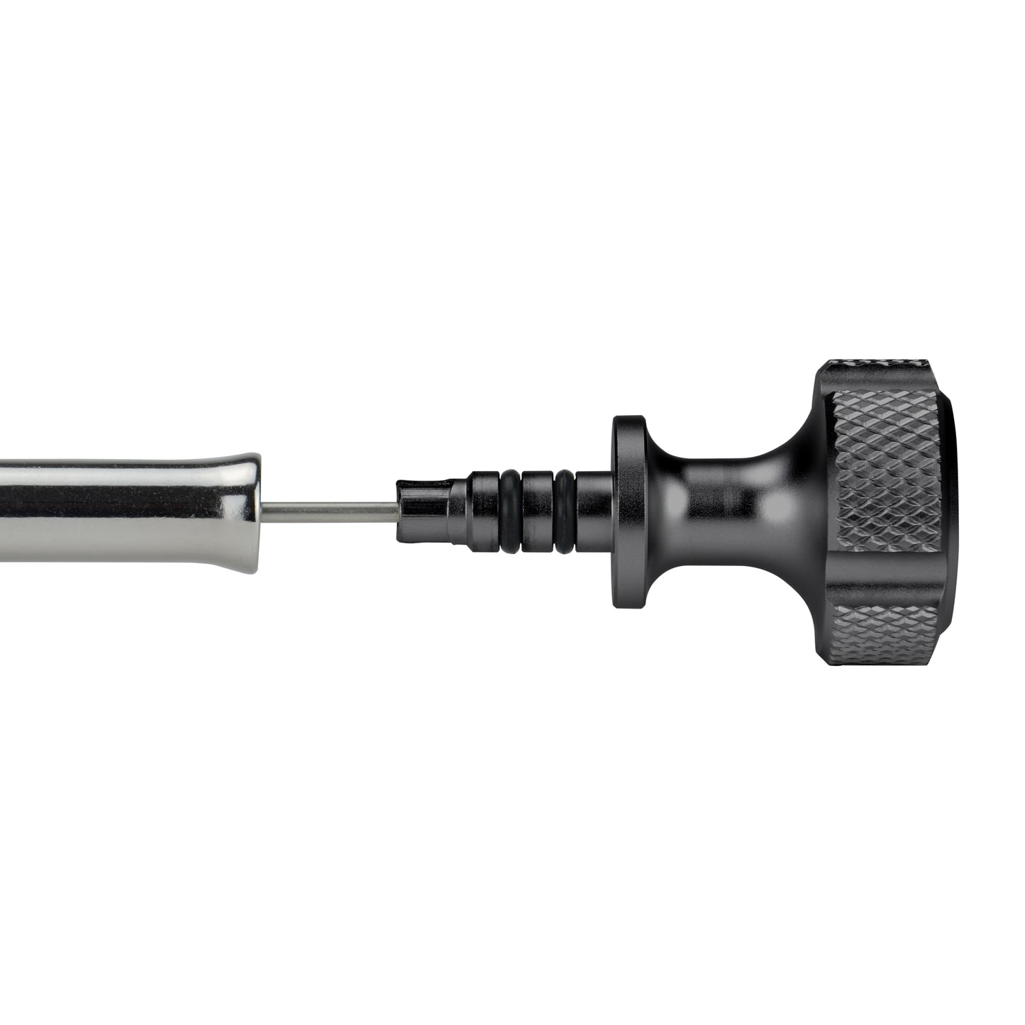 Performance Magnetic Engine Oil Dipstick for Chevrolet 265-400 Small Block - Knurled Black