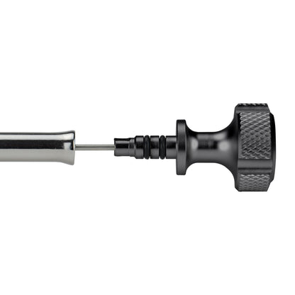 Performance Magnetic Engine Oil Dipstick for Chevrolet 265-400 Small Block - Knurled Black