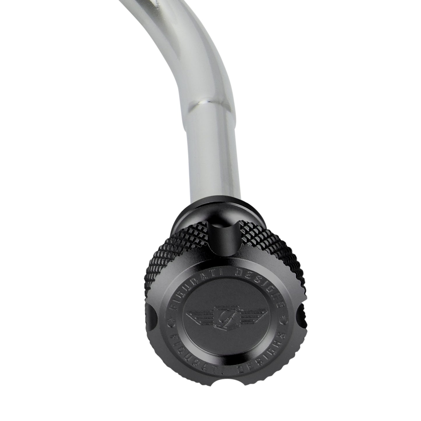 Performance Magnetic Engine Oil Dipstick for Chevrolet 265-400 Small Block - Knurled Black