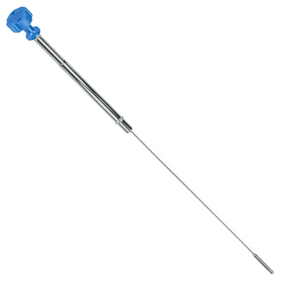 Performance Magnetic Engine Oil Dipstick for Chevrolet 265-400 Small Block - Knurled Blue