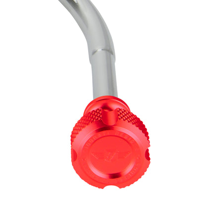 Performance Magnetic Engine Oil Dipstick for Chevrolet 265-400 Small Block - Knurled Red