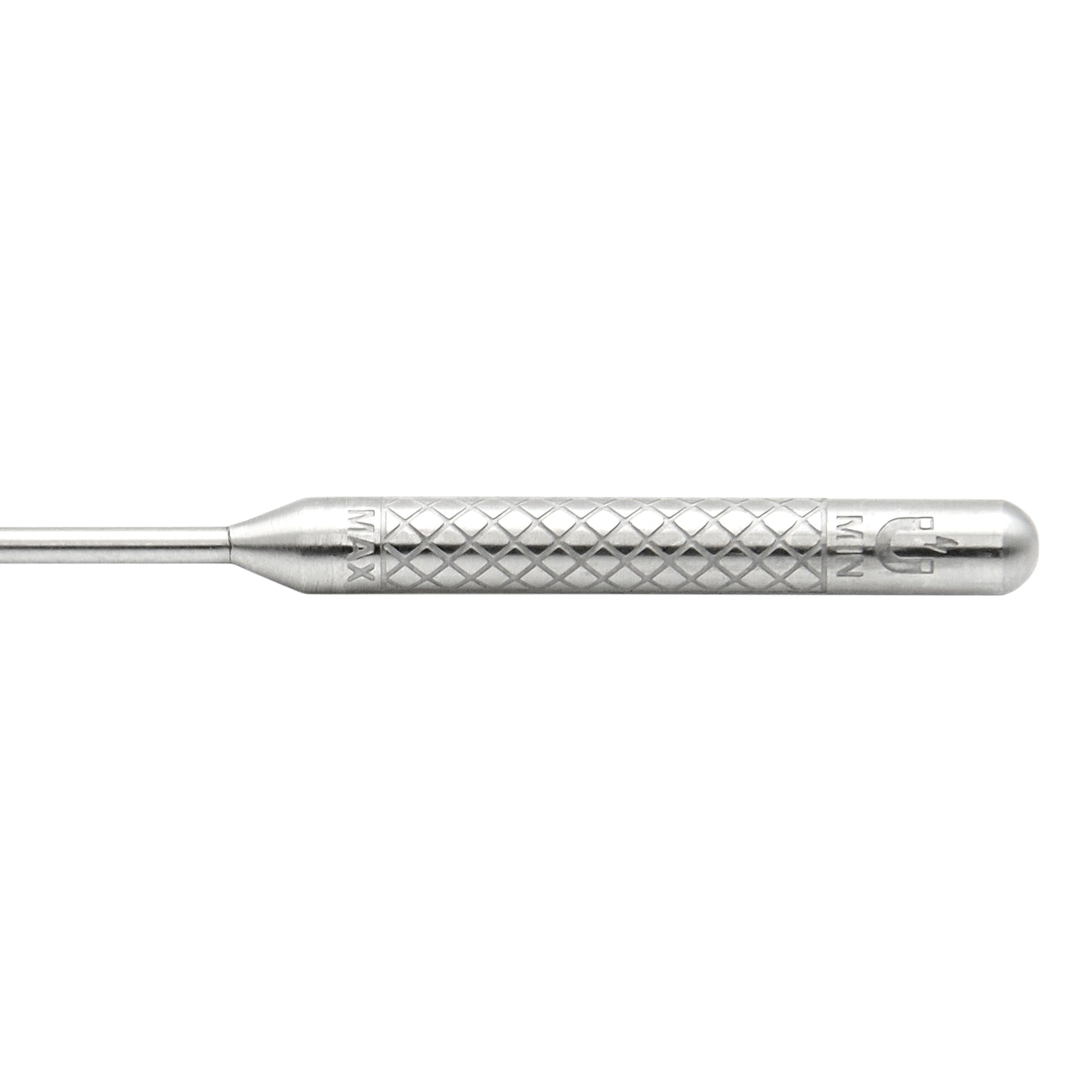 Performance Magnetic Engine Oil Dipstick for Chevrolet 265-400 Small Block - Knurled Silver