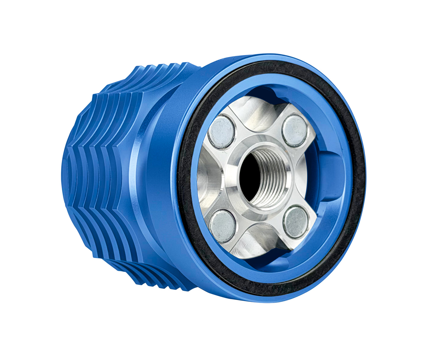 Performance Magnetic Oil Filter for Harley-Davidson All Models (1991-2025) - Blue