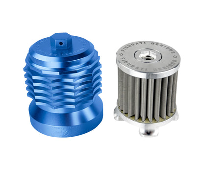 Performance Magnetic Oil Filter for Harley-Davidson All Models (1991-2025) - Blue