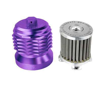 Performance Magnetic Oil Filter for Harley-Davidson All Models (1991-2025) - Purple