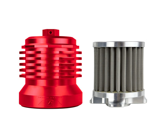 Performance Magnetic Oil Filter for Harley-Davidson All Models (1991-2025) - Red