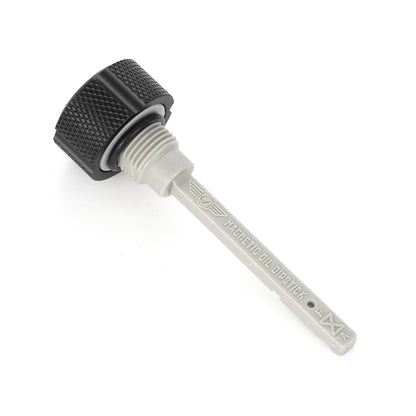 Performance Magnetic Transmission Dipstick for Harley-Davidson M8 (2017-2025) - Knurled Black
