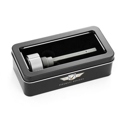 Performance Magnetic Transmission Dipstick for Harley-Davidson M8 (2017-2025) - Knurled Raw Silver