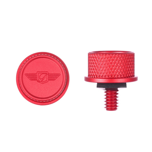 Performance Seat Screw - Knurled Red