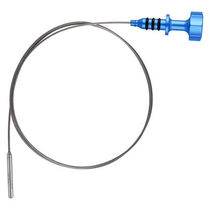 Performance Magnetic Engine Oil Dipstick for RAM 6.7L Cummins Turbo Diesel I6 - Curved Blue