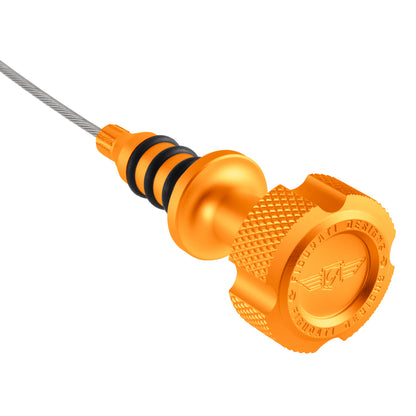 Performance Magnetic Engine Oil Dipstick for RAM 6.7L Cummins Turbo Diesel I6 - Knurled Gold