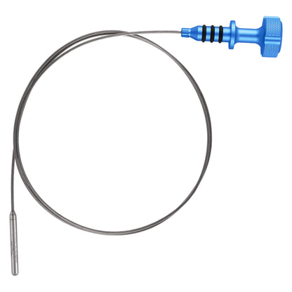 Performance Magnetic Engine Oil Dipstick for RAM 6.7L Cummins Turbo Diesel I6 - Knurled Blue