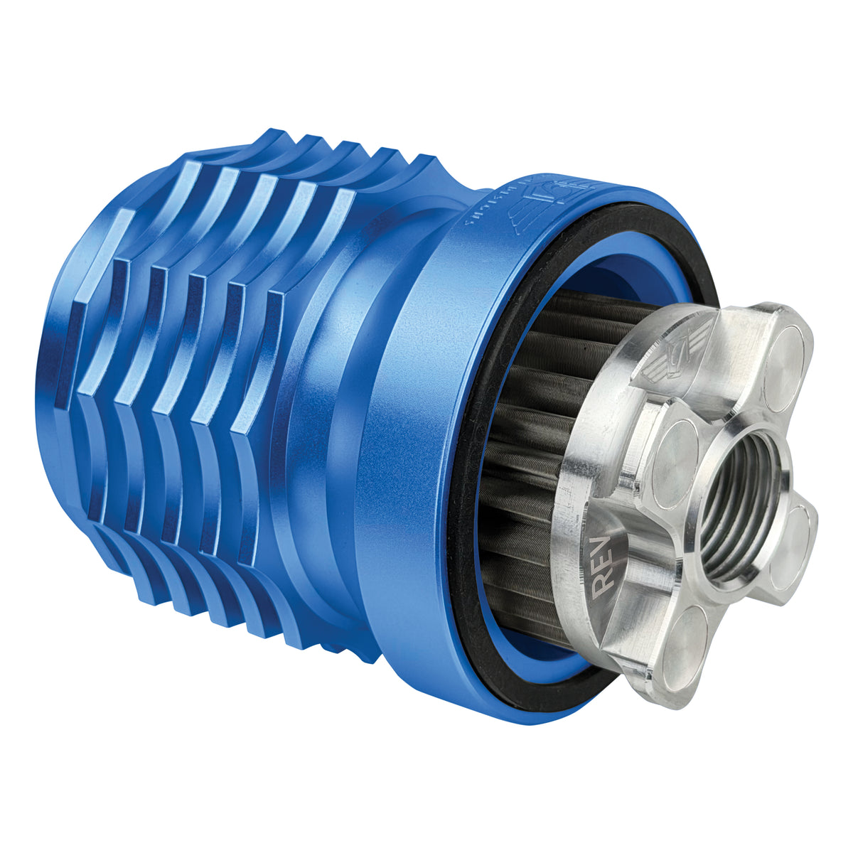 Performance Magnetic Oil Filter for Harley-Davidson Revolution Max - Blue