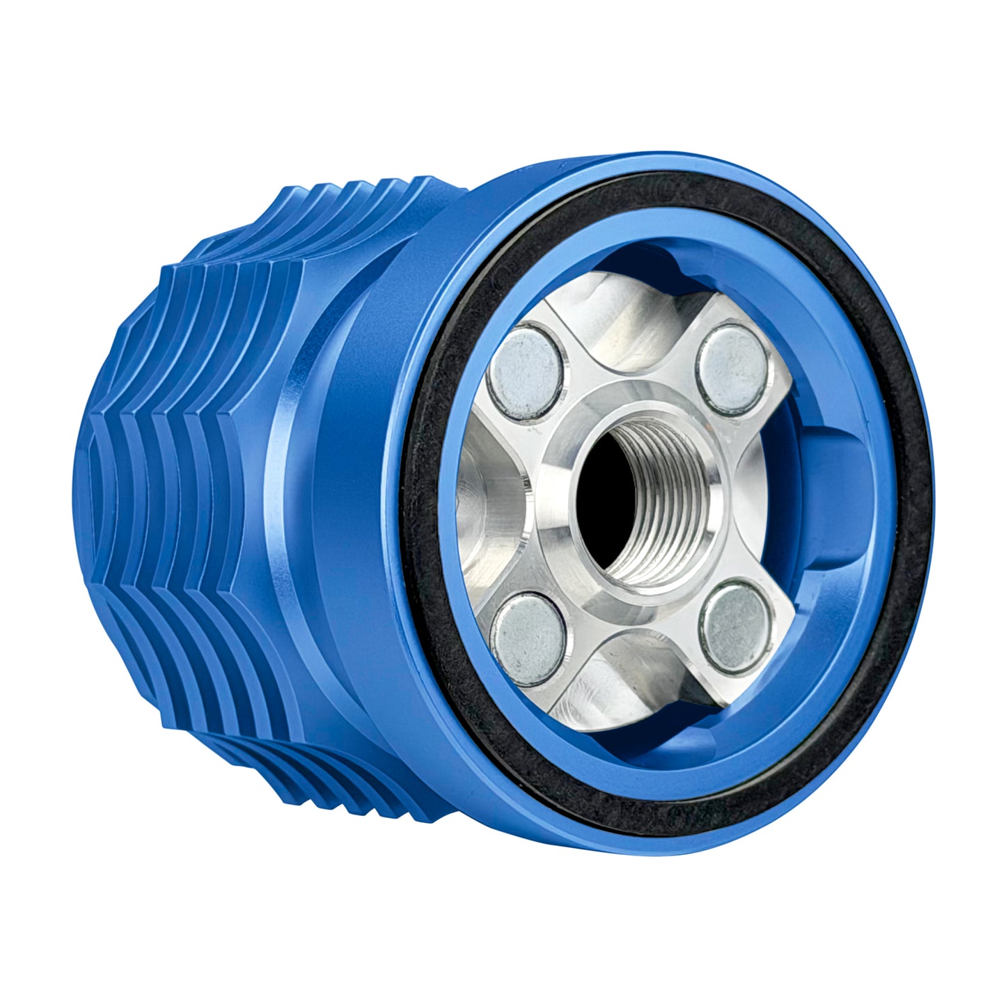 Performance Magnetic Oil Filter for Harley-Davidson (1984-2026) - Blue
