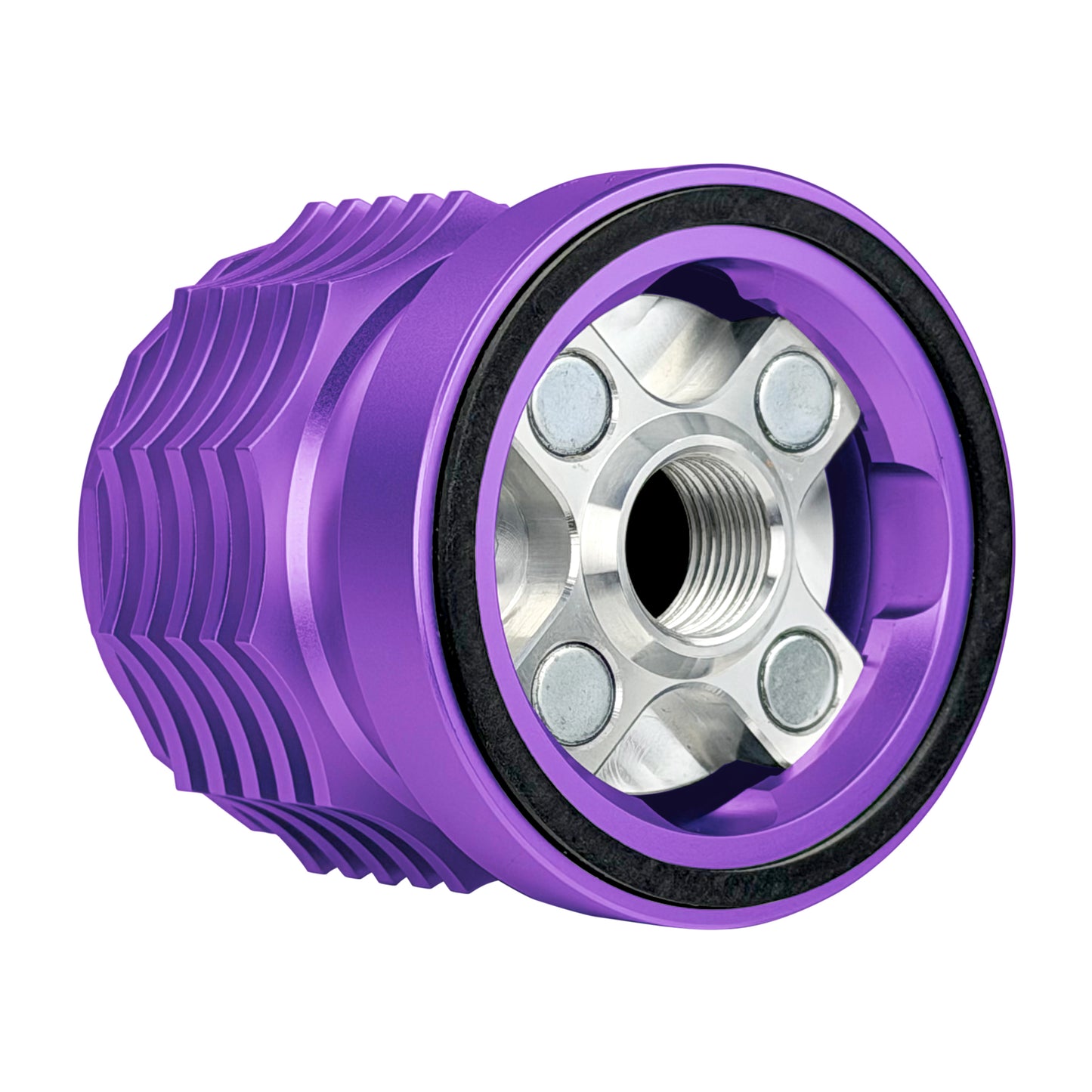 Performance Magnetic Oil Filter for Harley-Davidson (1984-2026) - Purple