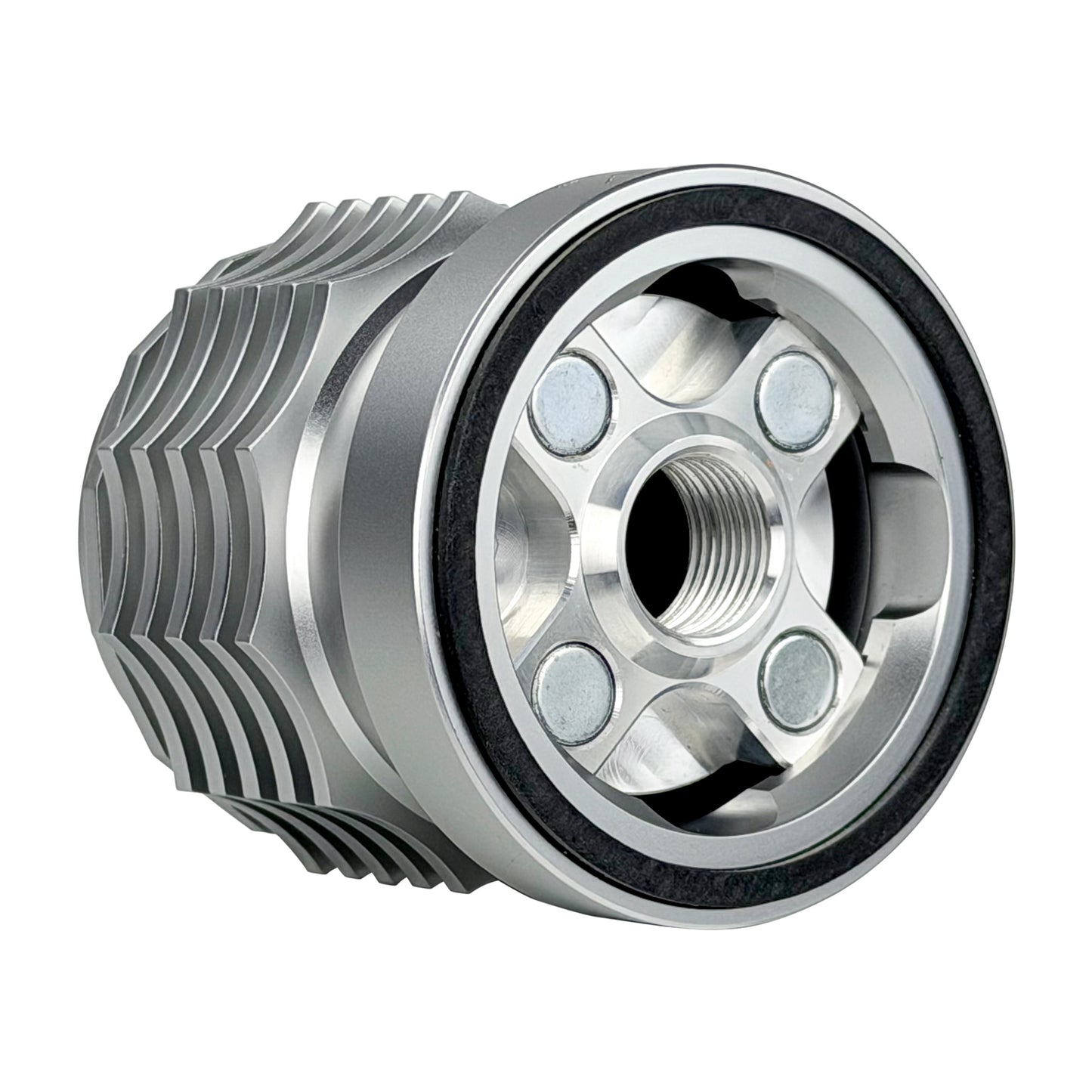 Performance Magnetic Oil Filter for Harley-Davidson (1984-2026) - Silver