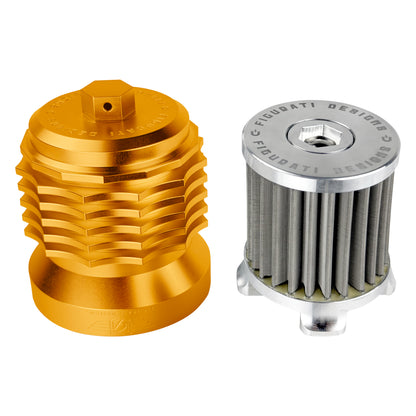 Performance Magnetic Oil Filter for Harley-Davidson (1984-2026) - Gold