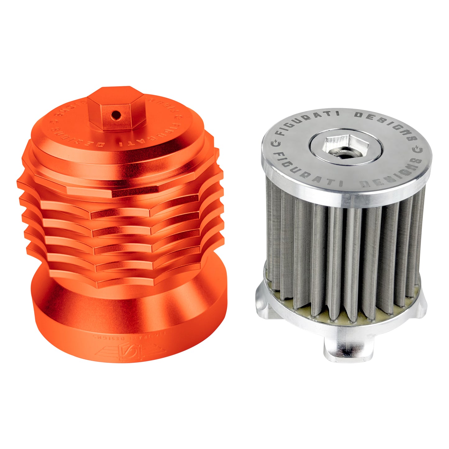 Performance Magnetic Oil Filter for Harley-Davidson (1984-2026) - Orange