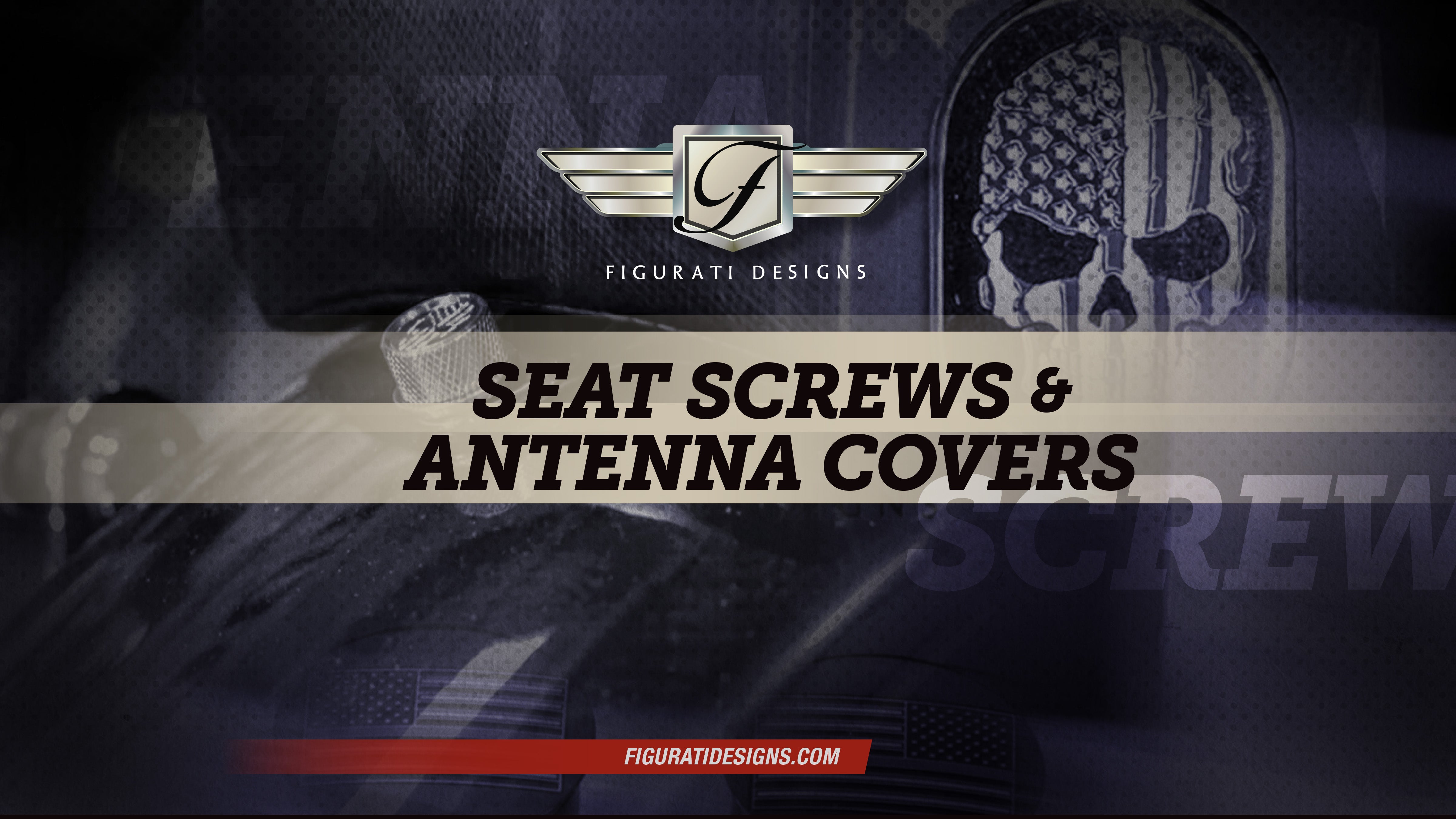 Performance Seat Screw - Curved Red – Figurati Designs